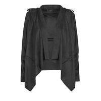 material Women Leather jackets / Imitation leather Guess SOFIA JACKET Black
