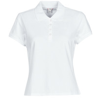 Clothing Women short-sleeved polo shirts Guess ES SS GUESS LOGO PIQUE POLO White