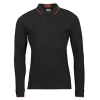 Clothing Men long-sleeved polo shirts Guess STU LS POLO Black