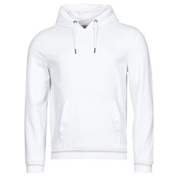 material Men sweaters Guess CHRISTIAN HOODIE FLEECE White