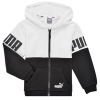 material Boy sweaters Puma PUMA POWER FZ HOODIE Black / White
