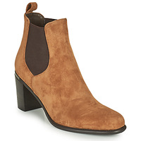 Shoes Women Boots Adige FANY V11 VELOURS HAVANE Brown