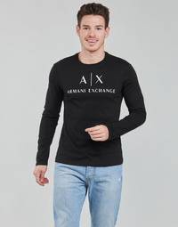 material Men Long sleeved shirts Armani Exchange 8NZTCH Black