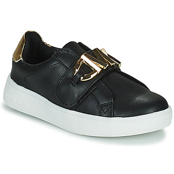 Shoes Girl Low top trainers MICHAEL Michael Kors JEM MK Black / Gold