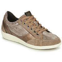 Shoes Women Low top trainers Geox MYRIA Gold