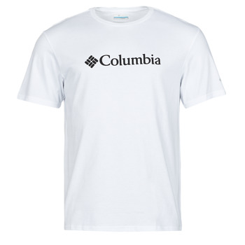 material Men short-sleeved t-shirts Columbia CSC BASIC LOGO SHORT SLEEVE White