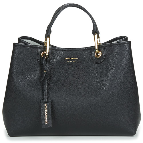 Emporio Armani MYEA BORSA SHOPPING Black - Fast delivery | Spartoo Europe !  - Bags Handbags Women 286,00 €