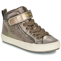 Shoes Girl High top trainers Geox KALISPERA Gold
