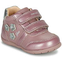Shoes Girl Low top trainers Geox ELTHAN Pink
