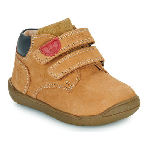 Shoes Boy Mid boots Geox MACCHIA Brown