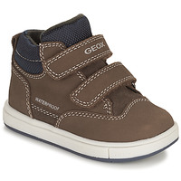 Shoes Boy High top trainers Geox TROTTOLA WPF Marron