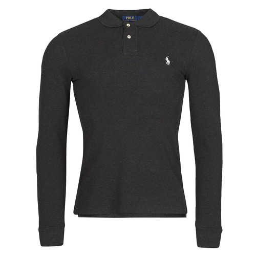 material Men long-sleeved polo shirts Polo Ralph Lauren MOLINA Black