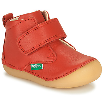 Shoes Children Mid boots Kickers SABIO Red