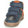 Shoes Boy Mid boots Kickers LOGGAN Marine / Orange