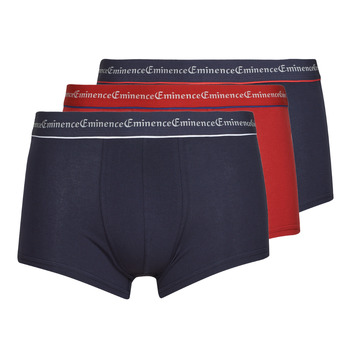 Underwear Men Boxer shorts Eminence LE33 X3 Marine / Red / Marine
