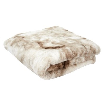 Home Blankets / throws The home deco factory OPULENCE White / Brown