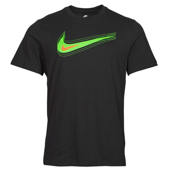 material Men short-sleeved t-shirts Nike NIKE SPORTSWEAR Black / Green