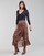 Clothing Women Skirts Betty London PAOLA Marine / Ocre tan