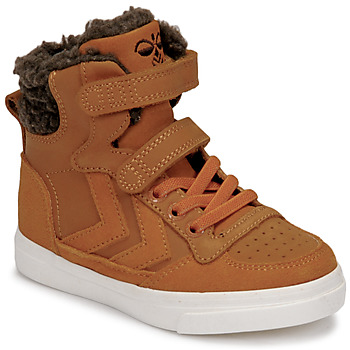 Shoes Children High top trainers hummel STADIL WINTER HIGH JR Brown