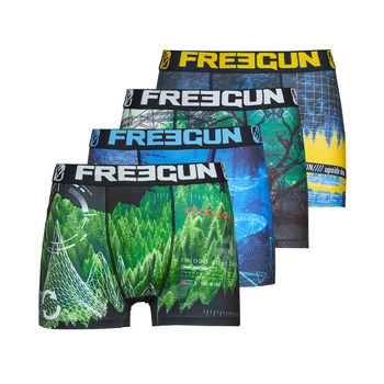 Underwear Men Boxer shorts Freegun RECYCLE LANDSCAPE X4 Multicolour