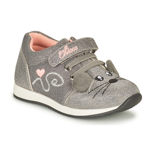 Shoes Girl Low top trainers Chicco FLEXY Silver
