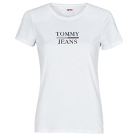 Clothing Women short-sleeved t-shirts Tommy Jeans TJW SKINNY ESSENTIAL TOMMY T SS White