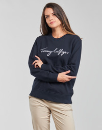 material Women sweaters Tommy Hilfiger REGULAR GRAPHIC C-NK SWEATSHIRT Marine