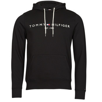 material Men sweaters Tommy Hilfiger TOMMY LOGO HOODY Black