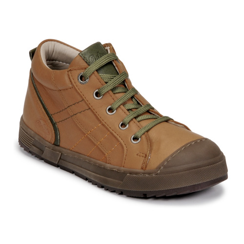 Shoes Boy High top trainers Aster BARNA Camel