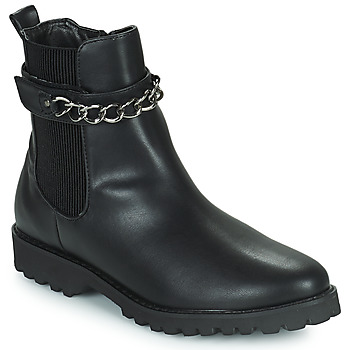 Shoes Women Mid boots The Divine Factory LH2274 Black