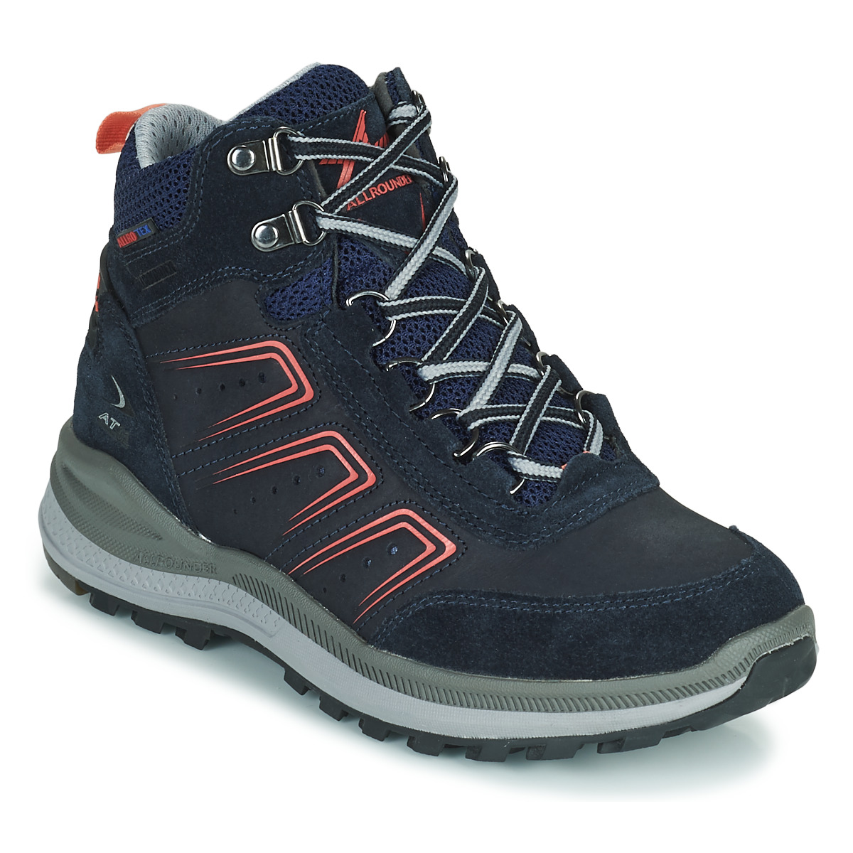 Shoes Women Hiking shoes Allrounder by Mephisto SATIKA TEX Blue / Pink