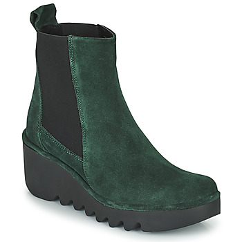 Shoes Women Ankle boots Fly London BAGU Green
