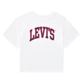 material Girl short-sleeved t-shirts Levi's SS RGLAN HGH RISE TE SHIRT White