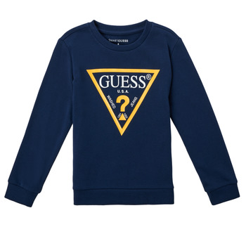 material Boy sweaters Guess CANISE Blue / Dark