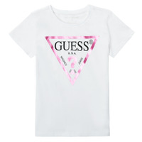 Clothing Girl short-sleeved t-shirts Guess SECRA White