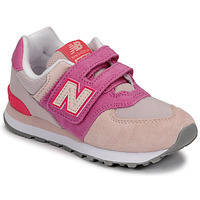 Shoes Girl Low top trainers New Balance 574 Pink / Violet