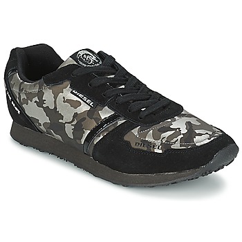 Shoes Women Low top trainers Diesel CAMOUFLAGE Black