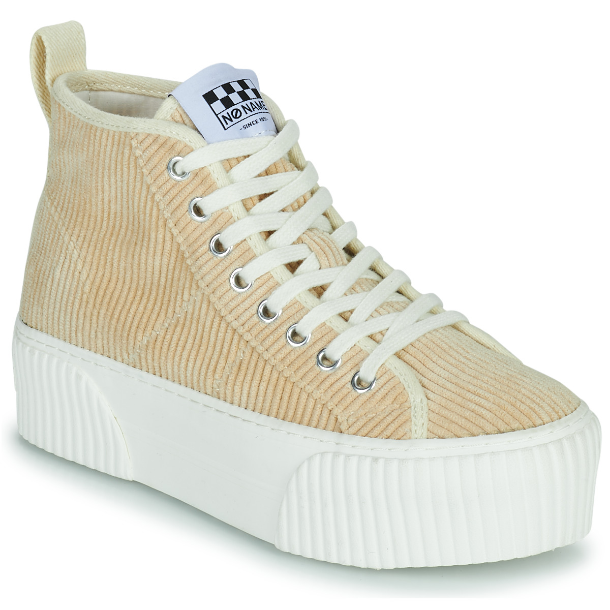 Shoes Women High top trainers No Name IRON MID Beige
