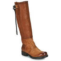 Shoes Women Boots Airstep / A.S.98 SAINTEC HIGH Camel