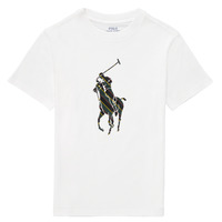 material Boy short-sleeved t-shirts Polo Ralph Lauren GUILIA White