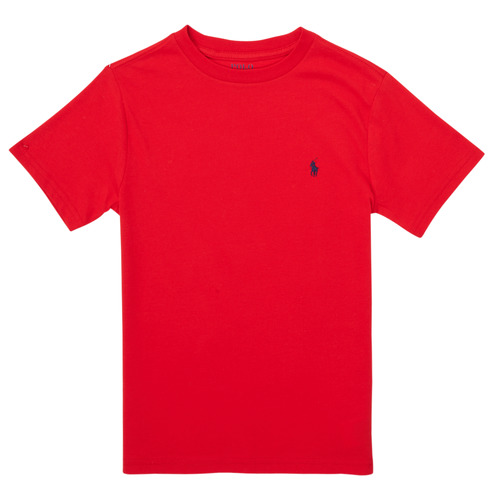 Clothing Children short-sleeved t-shirts Polo Ralph Lauren NOUVILE Red
