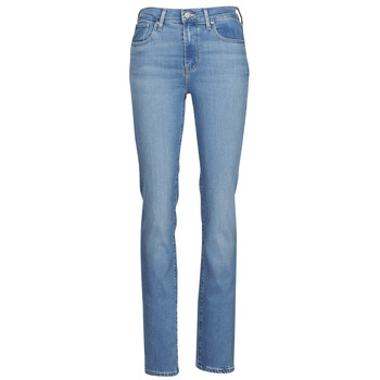 material Women straight jeans Levi's 724 HIGH RISE STRAIGHT Blue