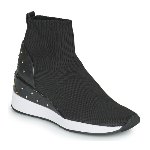 MICHAEL Michael Kors SKYLE Black  Fast delivery  Spartoo Europe   Shoes  High top trainers Women 21500 