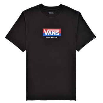 Clothing Children short-sleeved t-shirts Vans EASY LOGO SS Black
