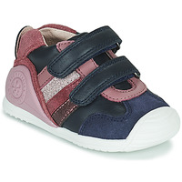 Shoes Girl Low top trainers Biomecanics BIOGATEO SPORT Marine / Pink