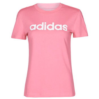 material Women short-sleeved t-shirts adidas Performance WELINT Tone / Pink