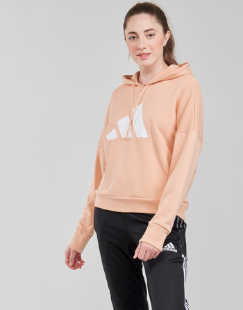 material Women sweaters adidas Performance WIFIEB HOODIE Blush / Ambient