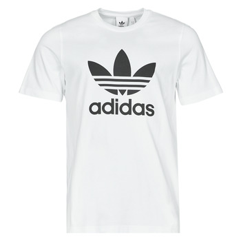material Men short-sleeved t-shirts adidas Originals TREFOIL T-SHIRT White