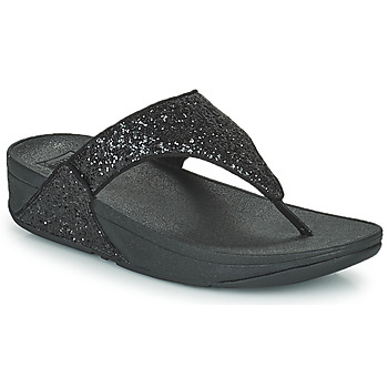 Shoes Women Flip flops FitFlop LULU GLITTER TOE-THONGS Black