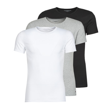material Men short-sleeved t-shirts Tommy Hilfiger STRETCH TEE X3 White / Grey / Black